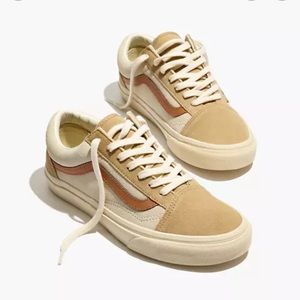 Madewell x vans old skool sneakers camel colorblock